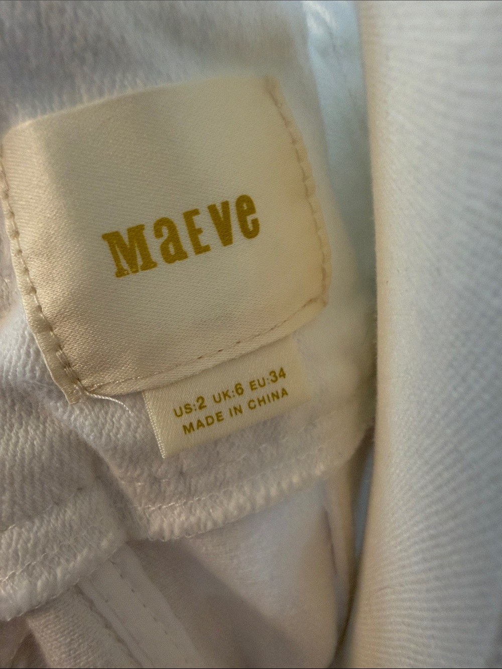 Anthropologie White Denim Corset Tank top by Maeve - Picture 6 of 8
